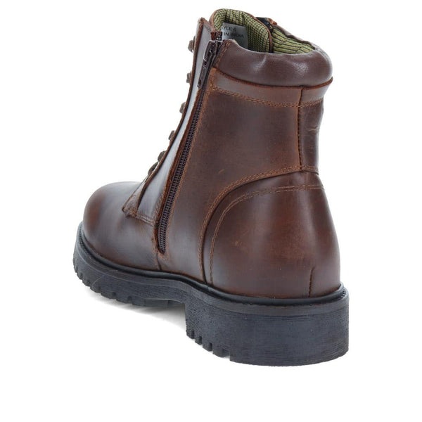 Jones Bootmaker Men's Hayle Water-Resistant Ankle Boots - Dark Brown