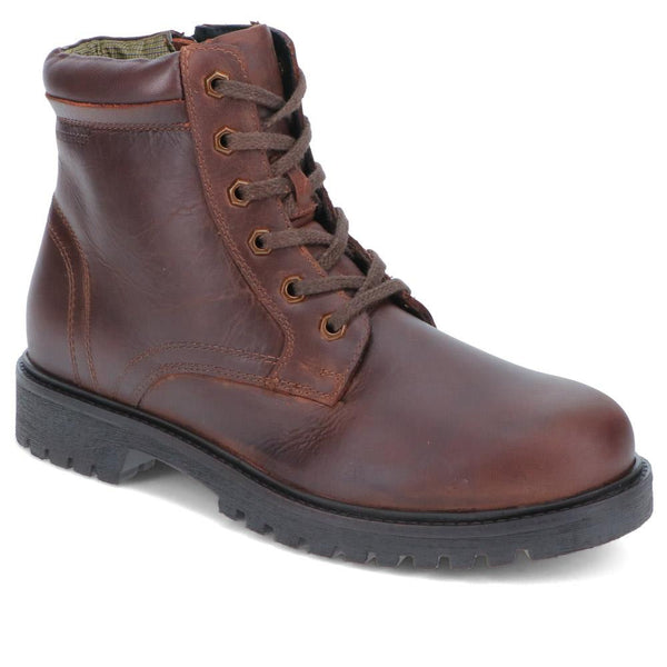 jones bootmaker Men's Hayle Water-Resistant Ankle Boots - Dark Brown