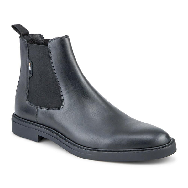 jones bootmaker Men's Hugo Boss Leather Chelsea Boots - Black