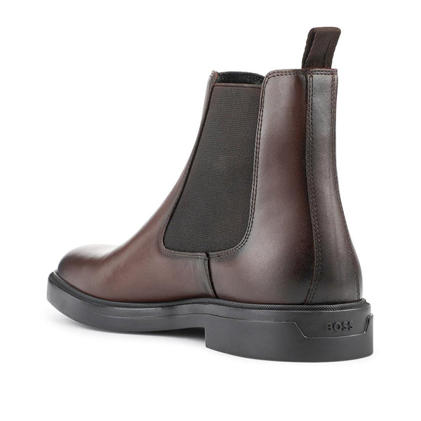 Jones Bootmaker Men's Hugo Boss Leather Chelsea Boots - Dark Brown