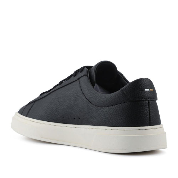 Jones Bootmaker Men's Hugo Boss Leather Low-Top Trainers - Black