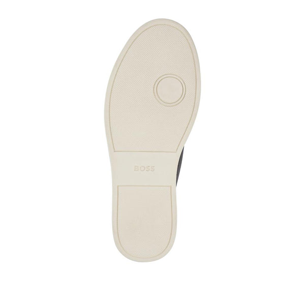 Jones Bootmaker Men's Hugo Boss Leather Low-Top Trainers - Dark Brown