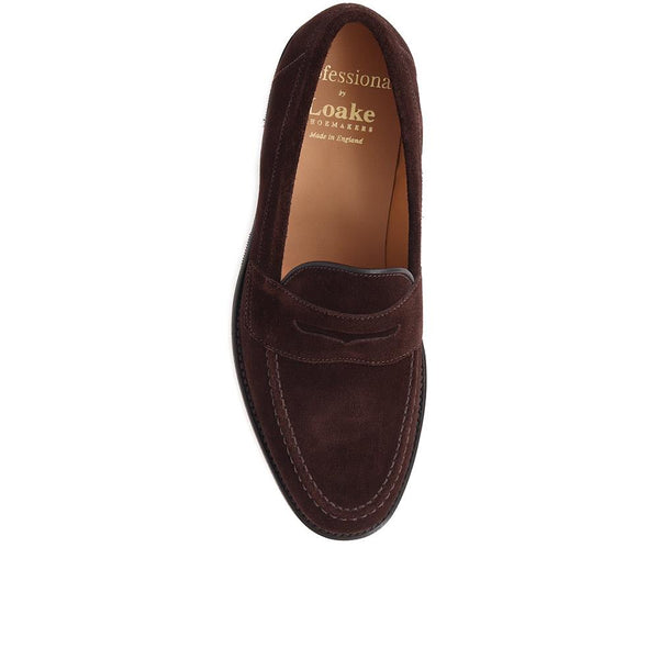Jones Bootmaker Men's Imperial Leather Loafers - Brown Suede