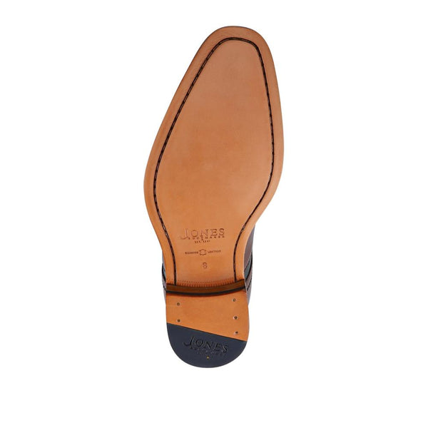 Jones Bootmaker Men's Jammer Smart Leather Lace-Up Shoes - Chestnut