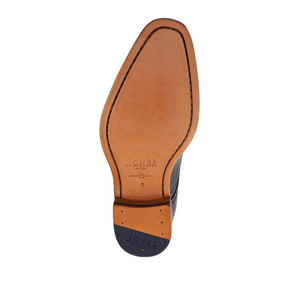 Jones Bootmaker Men's Jammer Smart Leather Lace-Up Shoes - Dark Brown