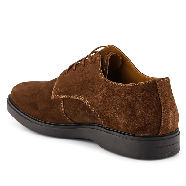 Jones Bootmaker Men's Kade Leather Lace-Up Shoes - Brown Suede