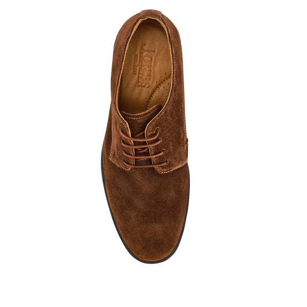 Jones Bootmaker Men's Kade Leather Lace-Up Shoes - Brown Suede