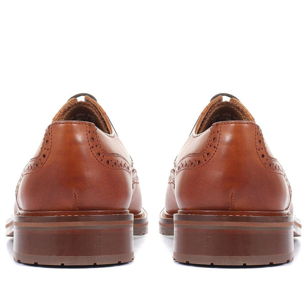 Jones Bootmaker Men's Kingsbay Men's Leather Brogues - Tan