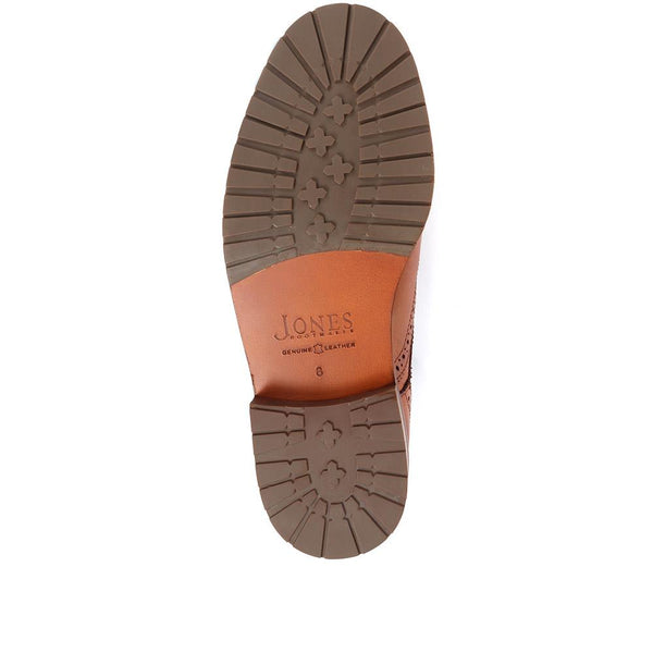 Jones Bootmaker Men's Kingsbay Men's Leather Brogues - Tan