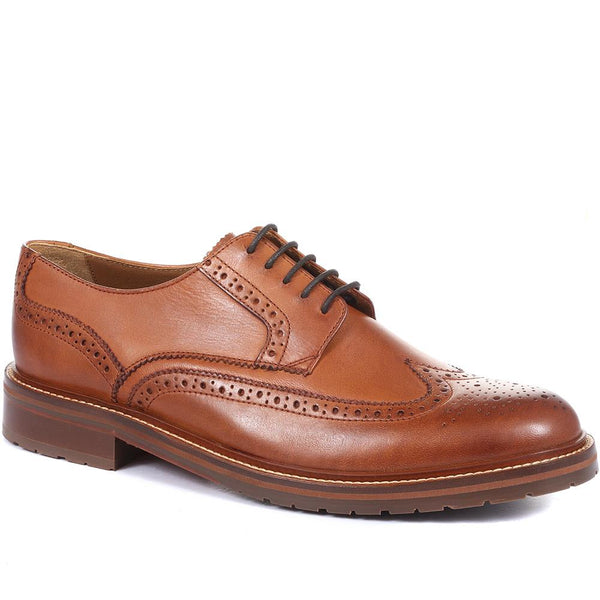 jones bootmaker Men's Kingsbay Men's Leather Brogues - Tan