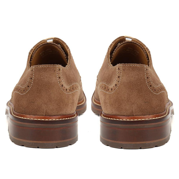 Jones Bootmaker Men's Kingsbay Men's Leather Brogues - Taupe