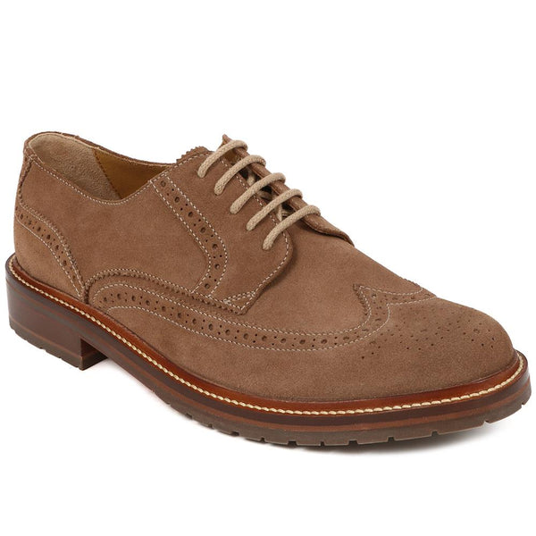 jones bootmaker Men's Kingsbay Men's Leather Brogues - Taupe