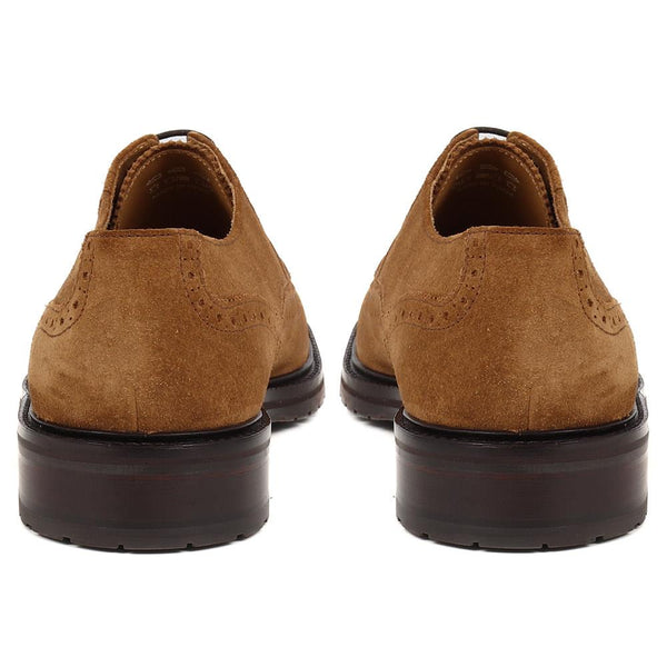 Jones Bootmaker Men's Kingsbay Men's Leather Brogues - Tobacco