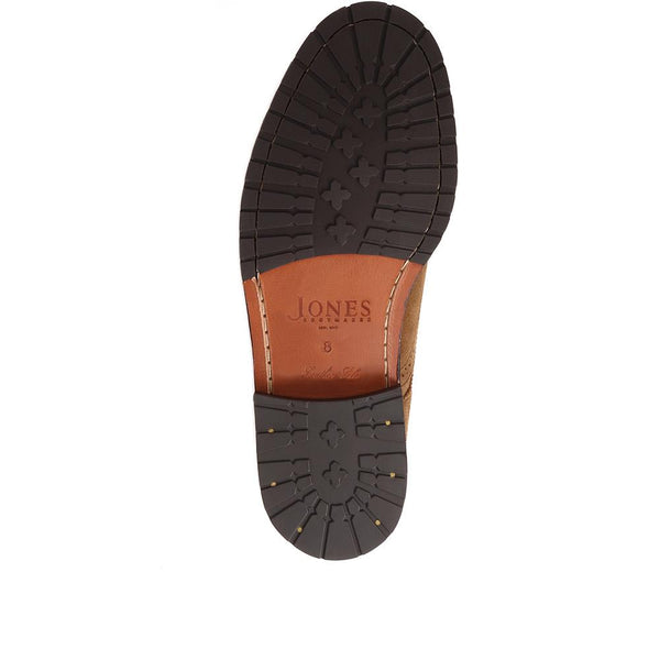 Jones Bootmaker Men's Kingsbay Men's Leather Brogues - Tobacco
