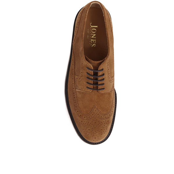 Jones Bootmaker Men's Kingsbay Men's Leather Brogues - Tobacco