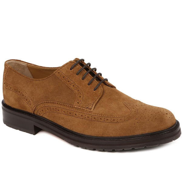 jones bootmaker Men's Kingsbay Men's Leather Brogues - Tobacco