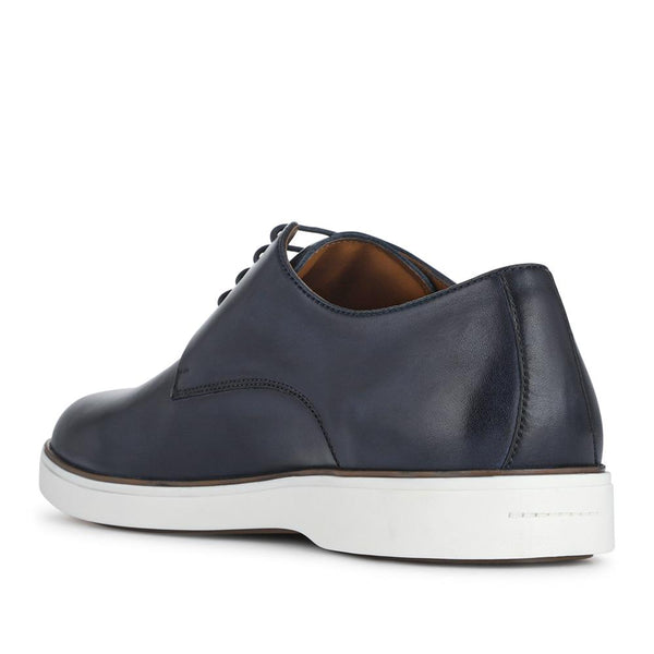 Jones Bootmaker Men's Kolten Leather Lace-Up Shoes - Navy