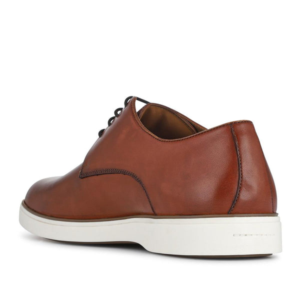 Jones Bootmaker Men's Kolten Leather Lace-Up Shoes - Tan