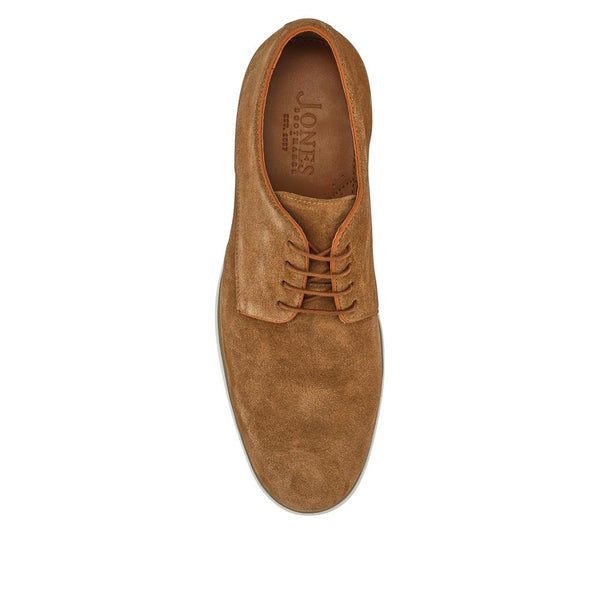 Jones Bootmaker Men's Kolten Suede Lace-Up Shoes - Tan Suede