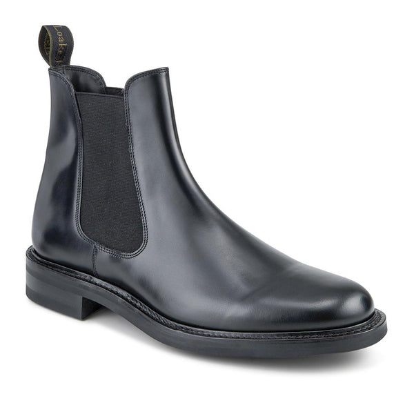 jones bootmaker Men's Loake Goodyear Welted Leather Chelsea Boots - Black