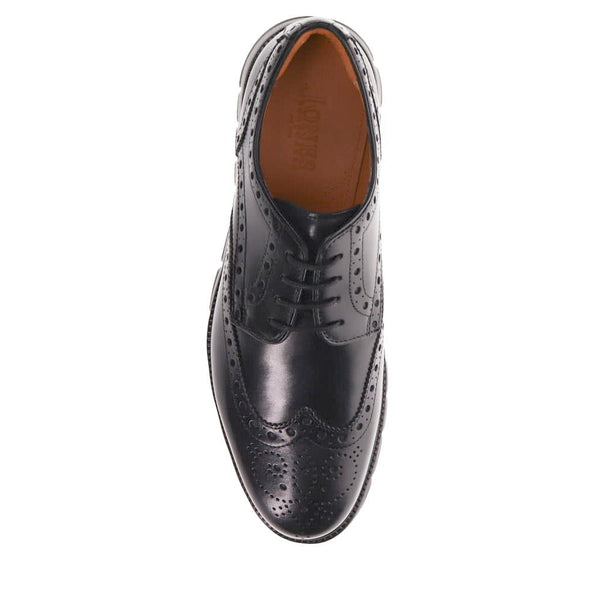 Jones Bootmaker Men's LondonCity2 Brogue Derby Shoes - Black