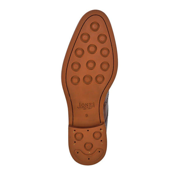 Jones Bootmaker Men's Longwood Suede Derby Brogues - Chestnut