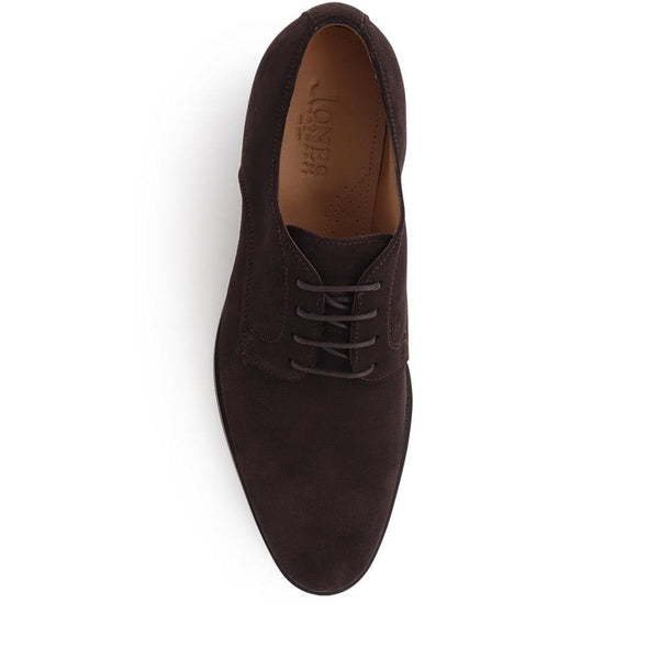Jones Bootmaker Men's Maison Leather Lace-Up Shoes - Dark Brown Suede
