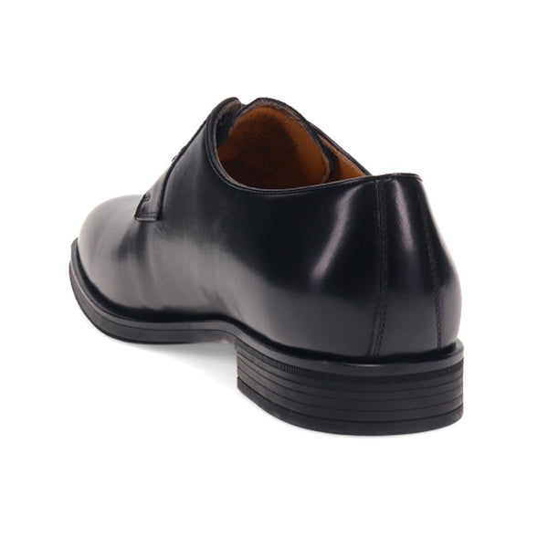 Jones Bootmaker Men's Manchester Wide Leather Lace-ups - Black