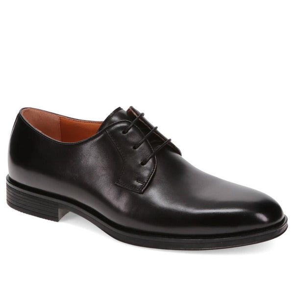jones bootmaker Men's Manchester Wide Leather Lace-ups - Black
