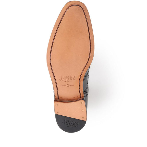 Jones Bootmaker Men's Martyn Leather Oxford Brogues - Black