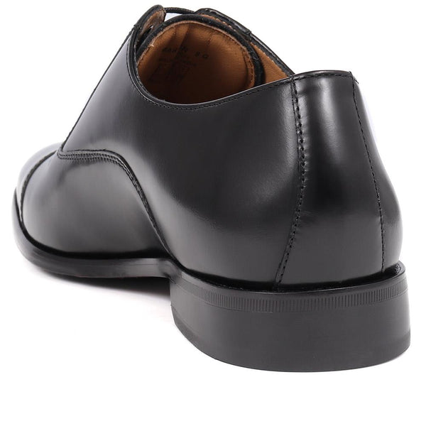Jones Bootmaker Men's Marvin Leather Oxford Shoes - Black