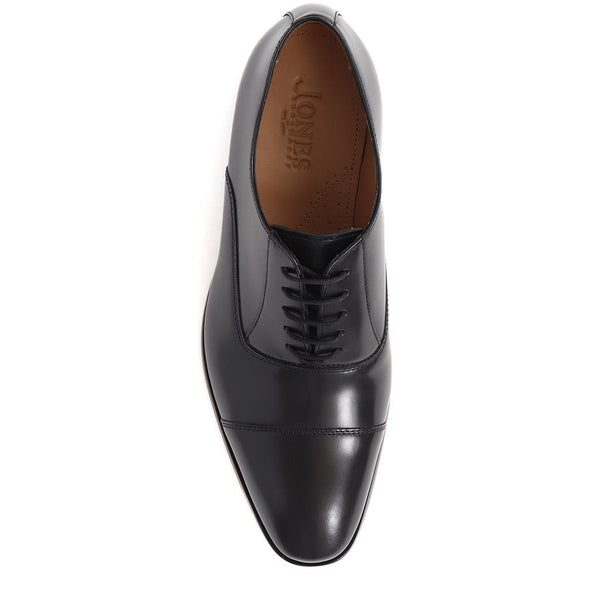 Jones Bootmaker Men's Marvin Leather Oxford Shoes - Black