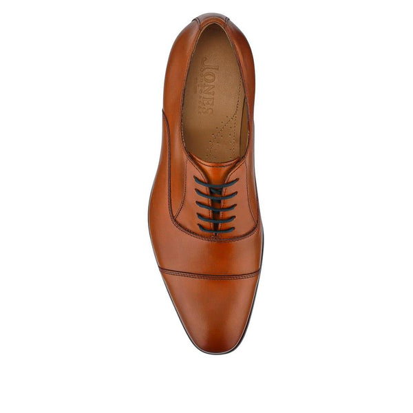 Jones Bootmaker Men's Marvin Leather Oxford Shoes - Tan