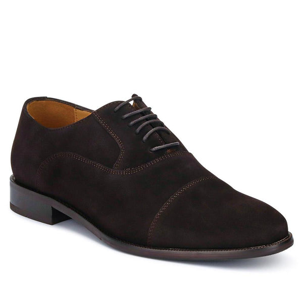 Jones Bootmaker Men's Matthew Leather Oxford Shoes - Brown Suede