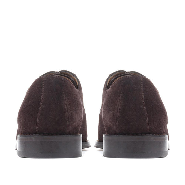 Jones Bootmaker Men's Matthew Leather Oxford Shoes - Brown Suede