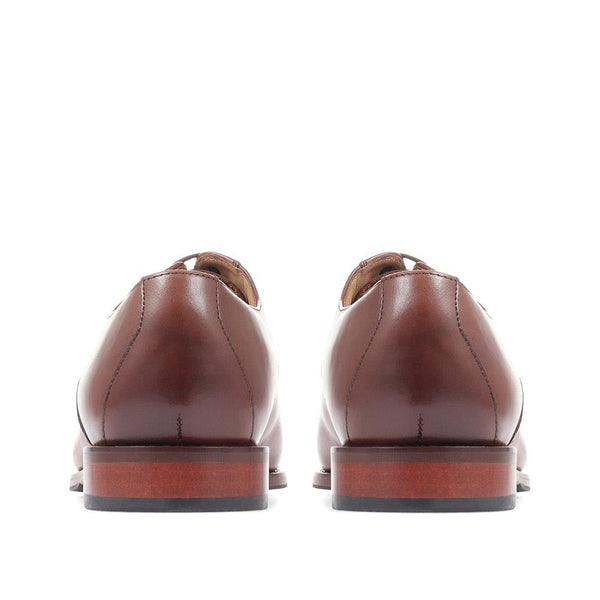 Jones Bootmaker Men's Matthew Wide Fit Oxford Shoes - Chestnut