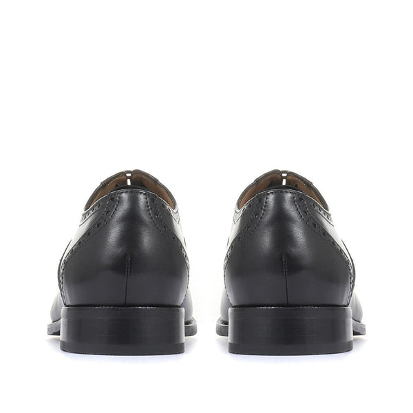 Jones Bootmaker Men's Maynard Leather Oxford Brogues - Black