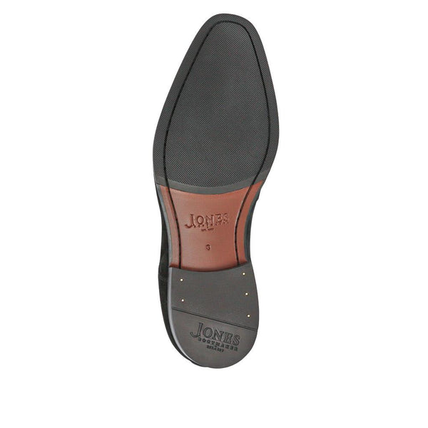 Jones Bootmaker Men's Melvin Leather Oxford Shoes - Black Suede