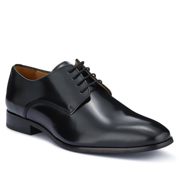 jones bootmaker Men's Melvin Leather Oxford Shoes - Black