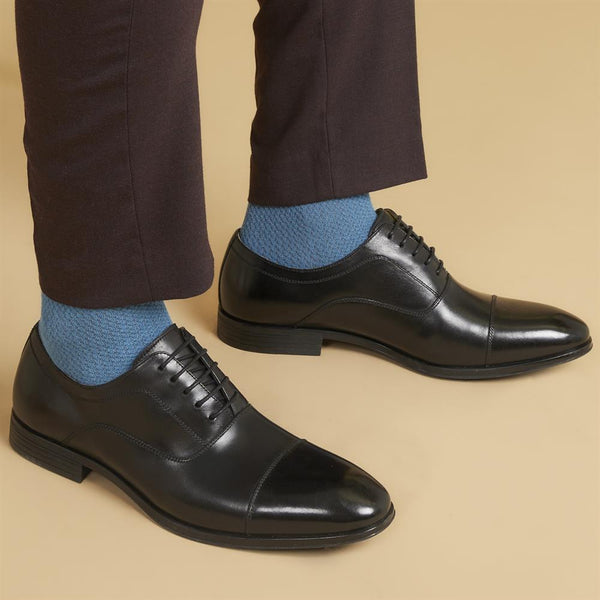 Jones Bootmaker Men's Middleham Leather Oxford Shoes - Black