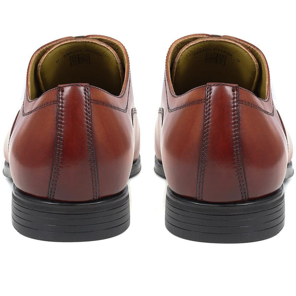 Jones Bootmaker Men's Middleham Leather Oxford Shoes - Cognac