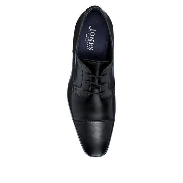 Jones Bootmaker Men's Milligan Smart Leather Lace-Up Shoes - Black