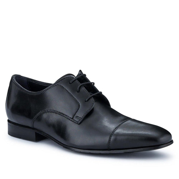 jones bootmaker Men's Milligan Smart Leather Lace-Up Shoes - Black