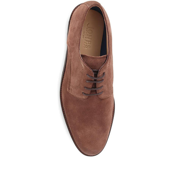 Jones Bootmaker Men's Minster Leather Derby Shoes - Brown Suede