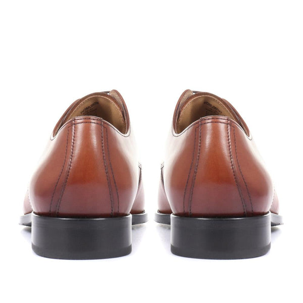 Jones Bootmaker Men's Monument Leather Derby Shoes - Cognac