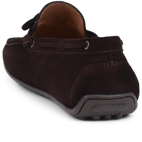 Jones Bootmaker Men's Plymouth Leather Moccasins - Brown Suede