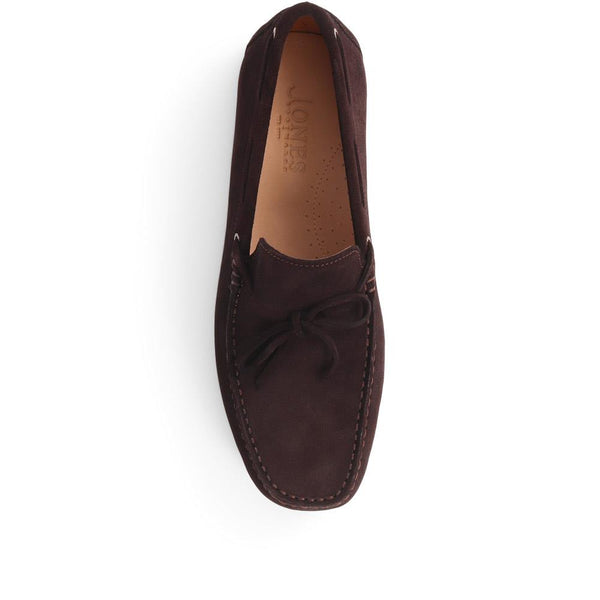 Jones Bootmaker Men's Plymouth Leather Moccasins - Brown Suede