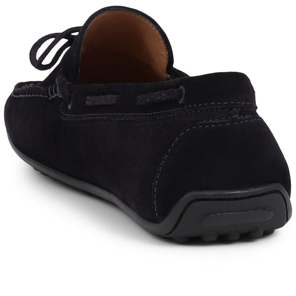 Jones Bootmaker Men's Plymouth Leather Moccasins - Navy Suede