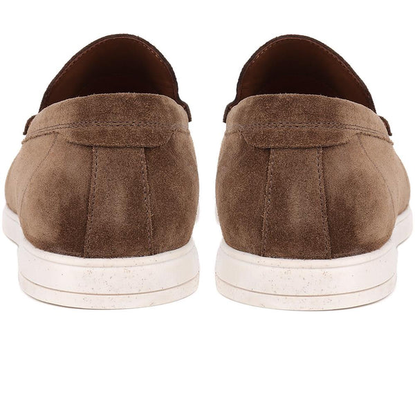 Jones Bootmaker Men's Raiden Suede Loafers - Tan Suede