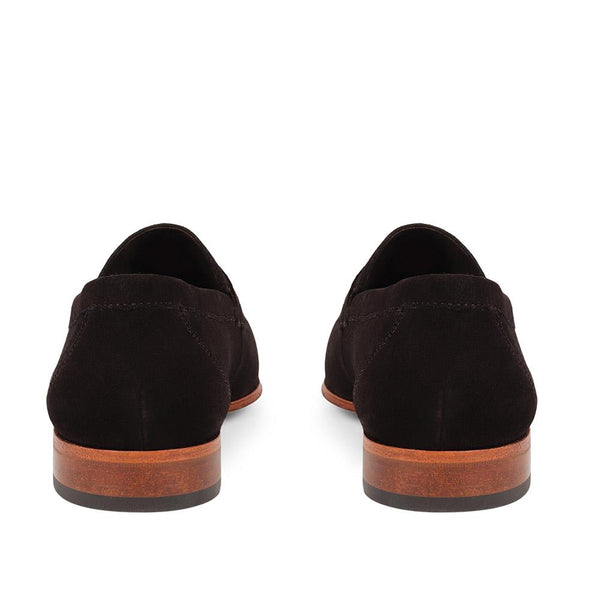 Jones Bootmaker Men's Rake Leather Loafers - Brown Suede